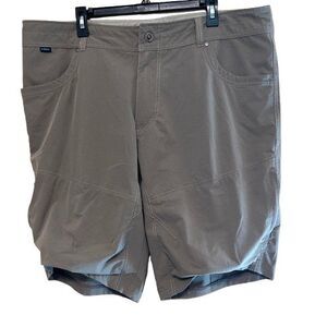 Lot of 2 Kuhl Shorts Silencr Kargo 11" Mens 40 Brown Black Water Resistant
